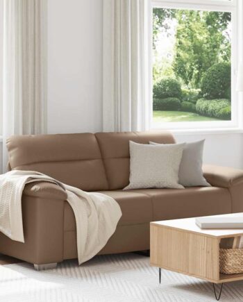 Personers Sofa Cappuccino 180x81x84 Kunstlæder