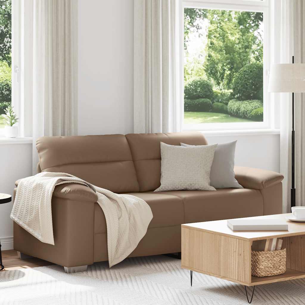 Personers Sofa Cappuccino 180x81x84 Kunstlæder