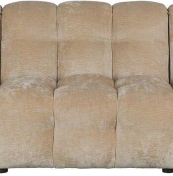 Personers Sofa Dutchbone Hackman 364 Bred Stenlysgrå Polyester