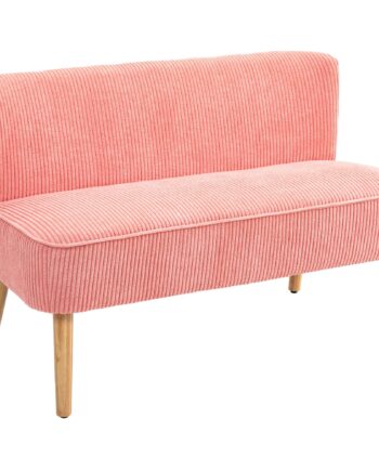 Personers Sofa Elegant Skandinavisk Design Massiv Træramme Til 150 117 Lyserød