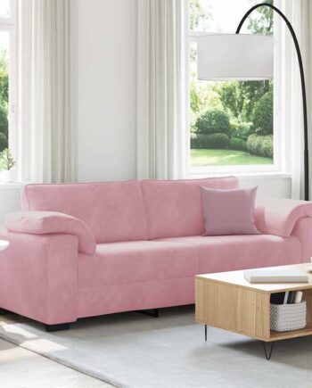 Personers Sofa Fløjl 120 Mørkegrå