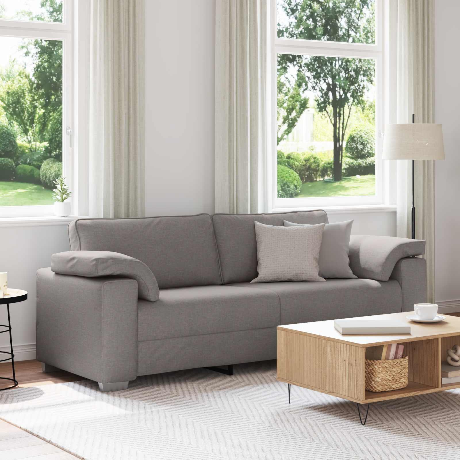 Personers Sofa Gråbrun 220 Stof