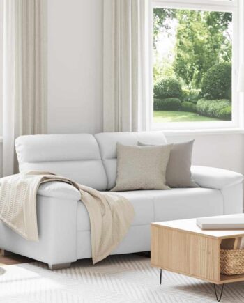 Personers Sofa Hvid 160x81x84 Kunstlæder