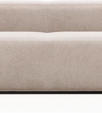 Personers Sofa Kave Home Blok Beige Polstret Stof Nordisk Design Pletbestandig Bæredygtig