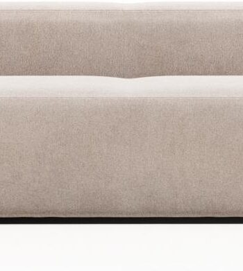 Personers Sofa Kave Home Blok Stof Beige Nordisk Design B210xd100 Pletafvisende