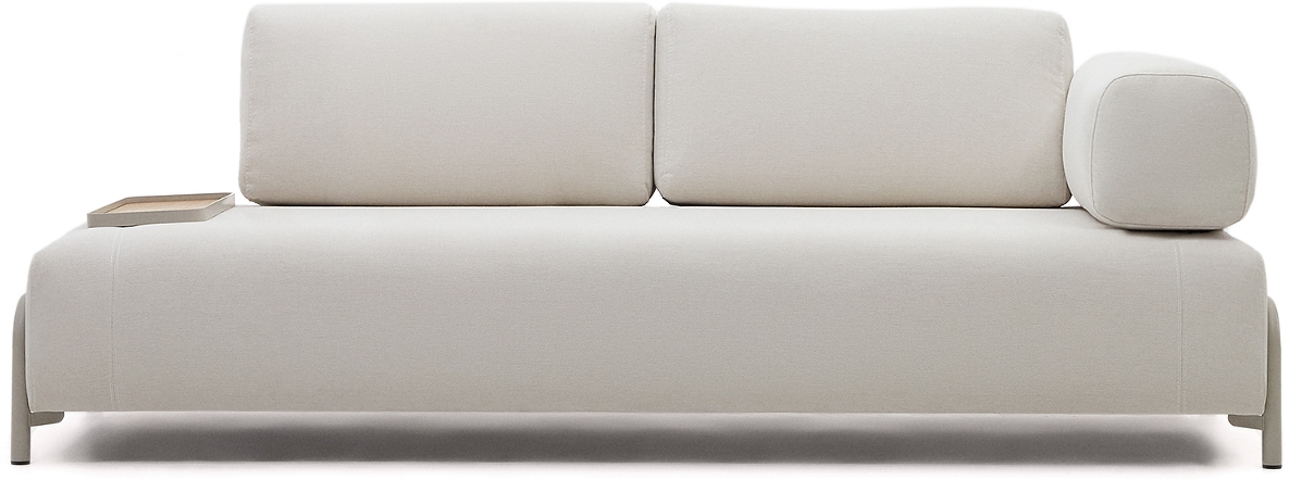 Personers Sofa Kave Home Compo Beige Chenille Nordisk Moderne Design 232x98x82 Oeko Tex Standard 100