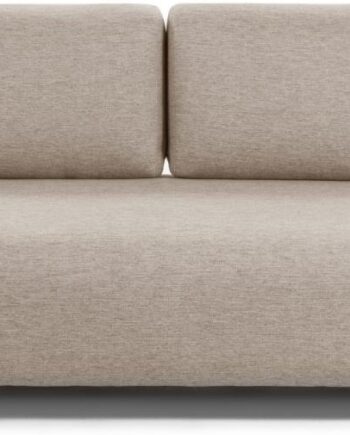 Personers Sofa Kave Home Compo Beige Stof Nordisk Moderne Design Uden Armlæn