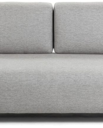 Personers Sofa Kave Home Compo Gråt Pletafvisende Stof Med Justerbar Bakke