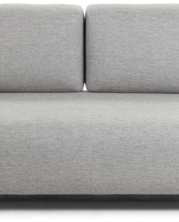 Personers Sofa Kave Home Compo Stof Lysegrå Polstret Med Venstre Armlænsbakke Nordisk Design Bæredygtig