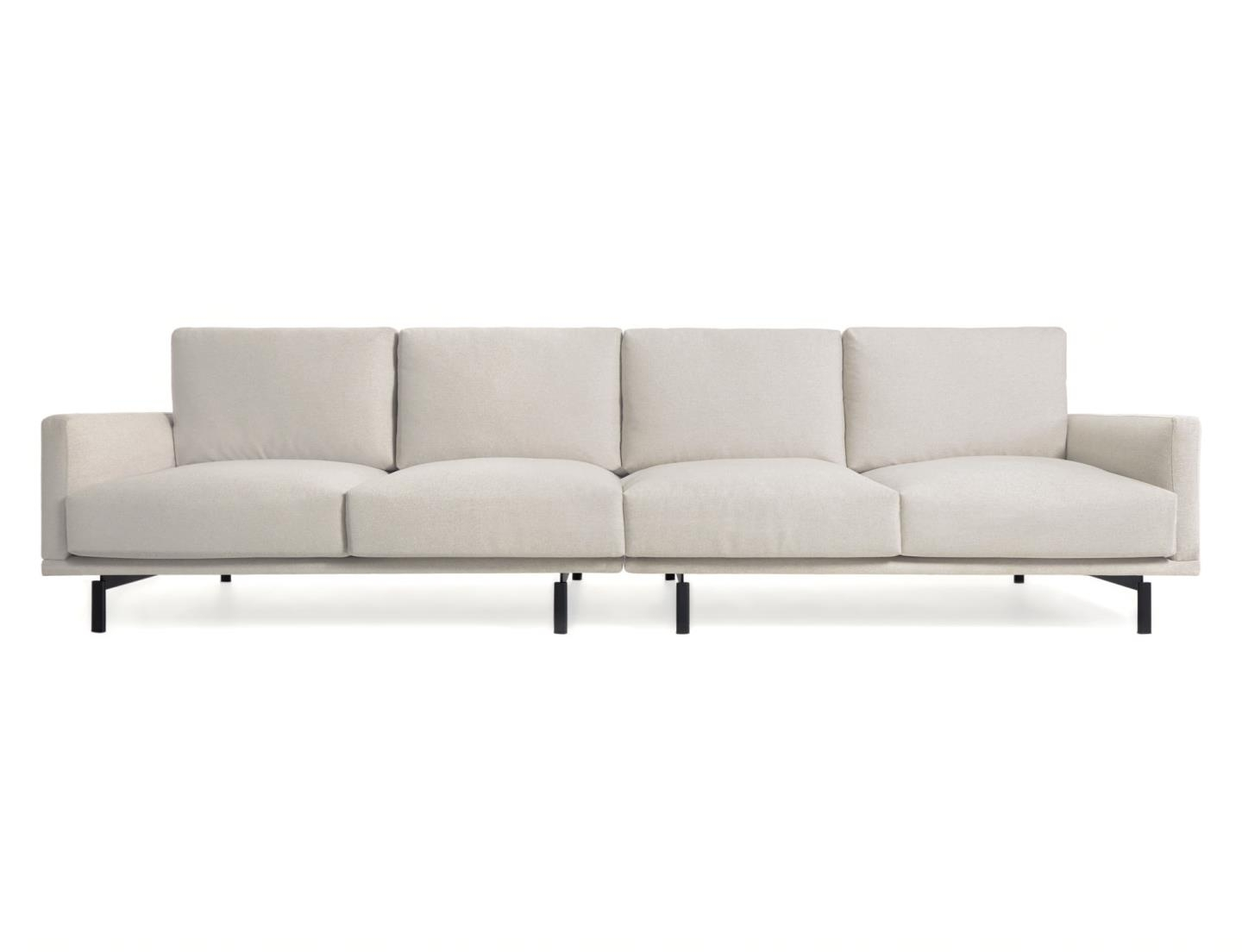 Personers Sofa Kave Home Galene Beige Polstret Genbrugstekstil Nordisk Design L414