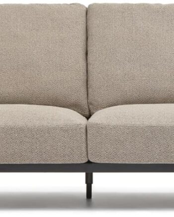 Personers Sofa Kave Home Noa Bæredygtig Beige Stofsofa Med Aftageligt Betræk Bøgetræsben