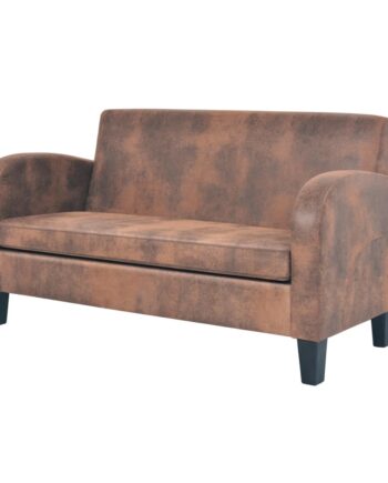 Personers Sofa Kunstigt Ruskind Sædet