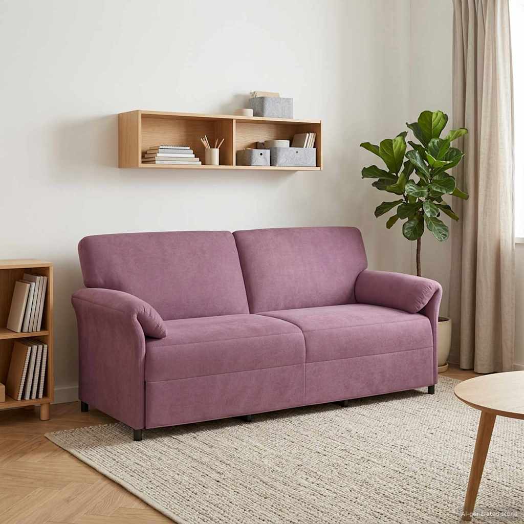 Personers Sofa Lilla 198 Fløjl