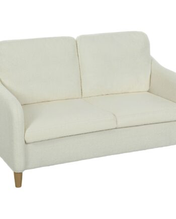 Personers Sofa Lille Sofa Med Sherpa Fleece Look 137 Til Stuen Cremehvid