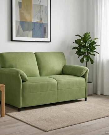Personers Sofa Lys Grøn 158 Fløjl