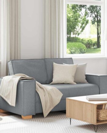 Personers Sofa Lysegrå 160x78x84 Stof