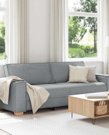 Personers Sofa Lysegrå 220x78x84 Stof