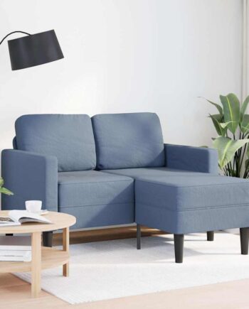 Personers Sofa Med Chaiselong Formet 125 Linned Lysegrå