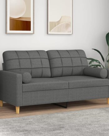 Personers Sofa Med Pyntepuder Stof 120 Brun
