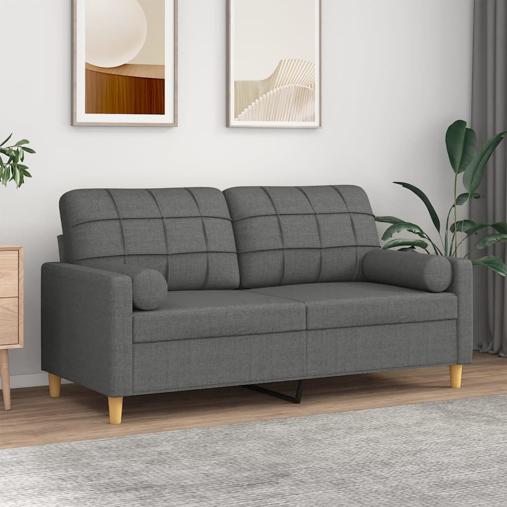 Personers Sofa Med Pyntepuder Stof 120 Brun