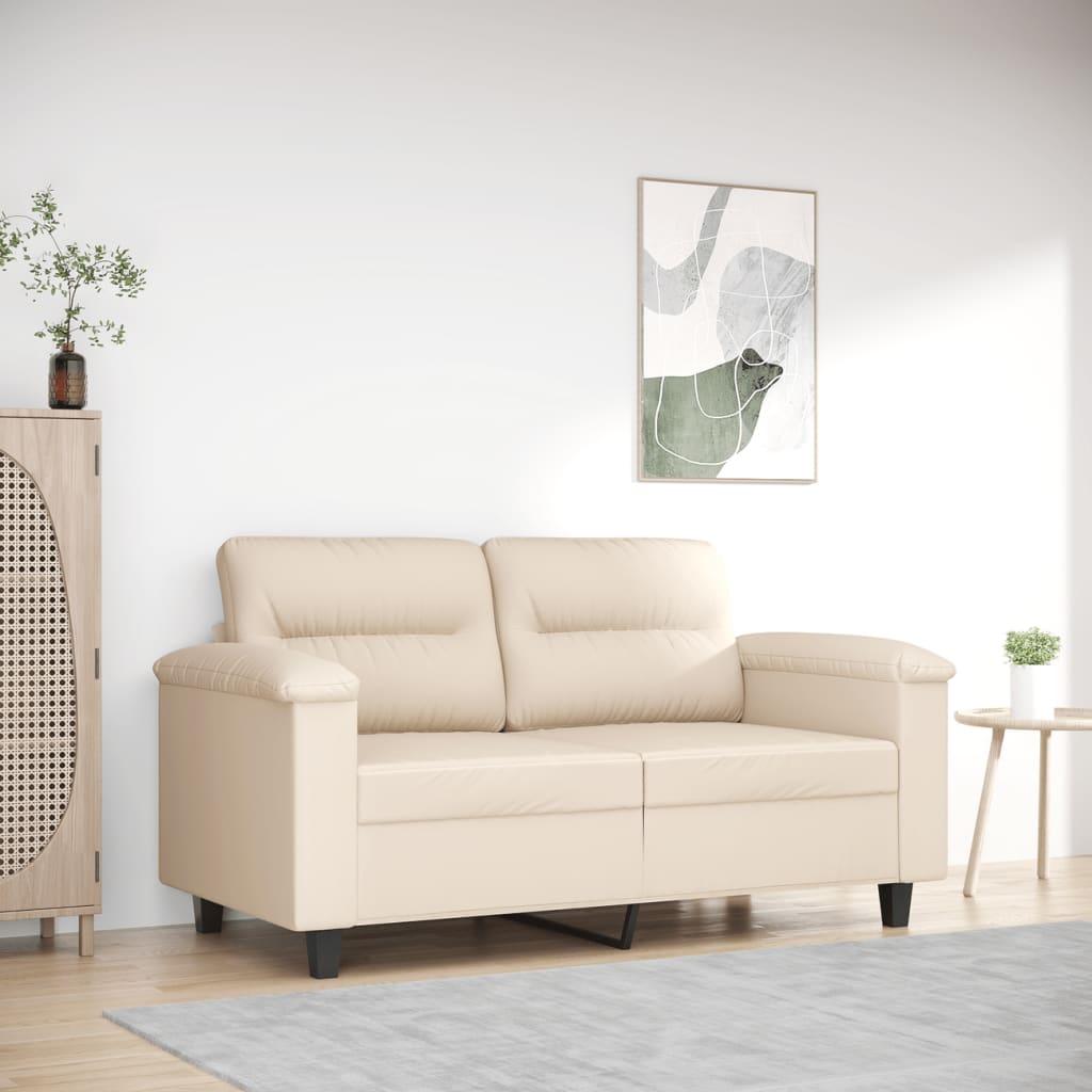 Personers Sofa Mikrofiber Beige Sædebredde 120