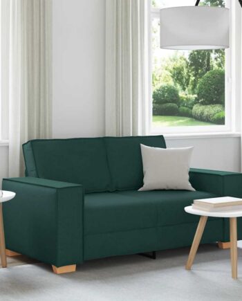 Personers Sofa Mørkegrøn 160x78x84 Stof