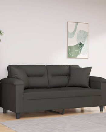 Personers Sofa Puder Hynder 140 Mikrofiberstof Mørkegrå