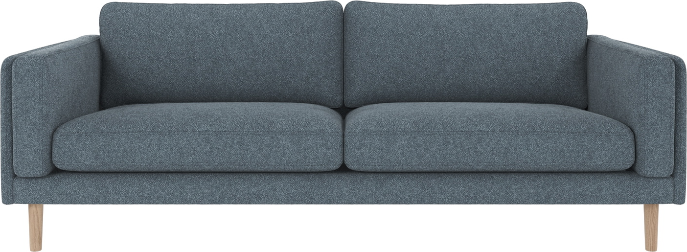 Personers Sofa Rowico Braden Blå Hvidkalk Bobby 216x87x78 Skandinavisk Design Fsc Træ