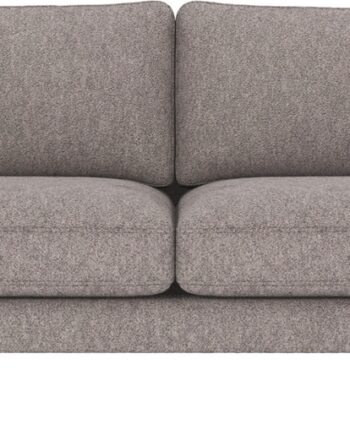 Personers Sofa Rowico Braden Gråt Stof Lakerede Egetræsben Tidløst Design Høj Komfort