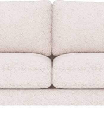 Personers Sofa Rowico Braden Hvidt Anna Stof Med Lakerede Egetræsben 216x87x78