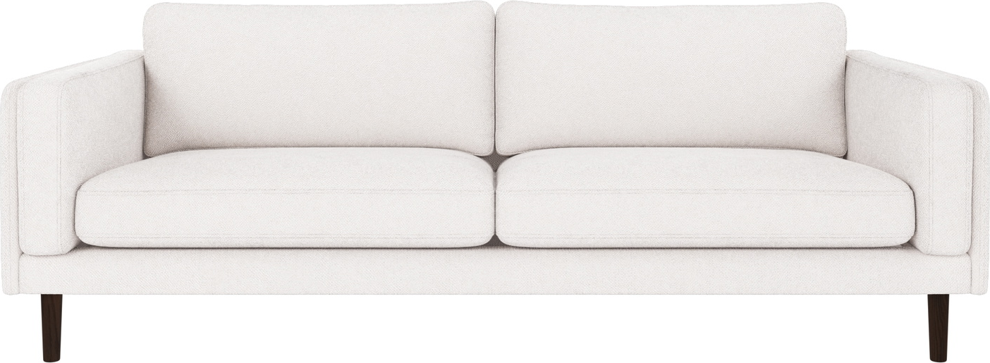 Personers Sofa Rowico Braden Hvidt Bobby Stof Med Lakerede Egetræsben Fsc Certificeret Stel Skandinavisk Design Slidstærk Polstring