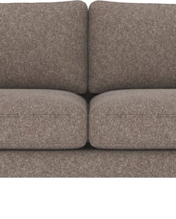Personers Sofa Rowico Braden Mørk Beige Bobby Stof Med Hvidvaskede Egetræsben Skandinavisk Design