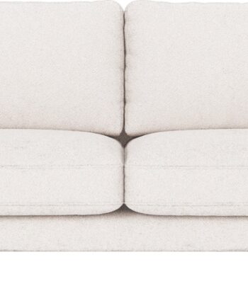Personers Sofa Rowico Corwin Alice 101 Hvidt Stof Med Sorte Pulverlakerede Metalben Fsc Certificeret Ramme