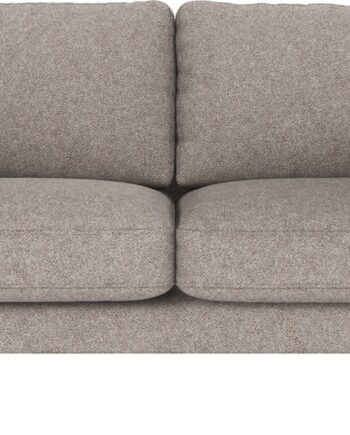 Personers Sofa Rowico Corwin Bobby Gråt Polyester Med Sortlakerede Metalben H83 B190 D98