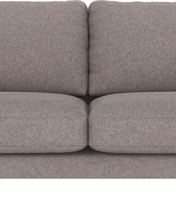 Personers Sofa Rowico Corwin Brenda Grå Beige Polyester Sort Metalben Fsc Mix Ramme