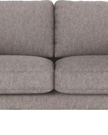 Personers Sofa Rowico Corwin Gråt Alice Stof Med Sorte Pulverlakerede Metalben