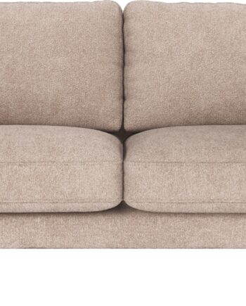 Personers Sofa Rowico Corwin Greg Lysebeige Stof Med Sorte Metalben B190xd98xh83