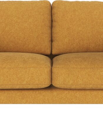 Personers Sofa Rowico Corwin Gul Brenda 100 Polyester Med Sort Pulverlakeret Metalstel Fsc Mix Massivtræ H83xb190xd98
