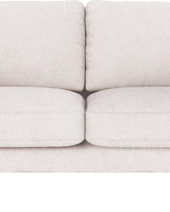 Personers Sofa Rowico Corwin Hvid Greg Polyesterstof Med Sorte Metalben B190xd98xh83