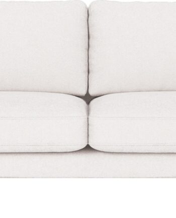 Personers Sofa Rowico Corwin Hvidt Bobby Polyester Med Sortlakerede Metalben Nordisk Design