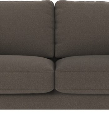 Personers Sofa Rowico Corwin Mellemgrå Rita 108 Stof Med Sorte Metalben 190x98x83