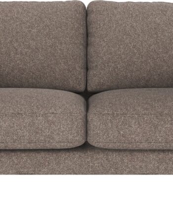 Personers Sofa Rowico Corwin Mørk Beige Med Sorte Metalben 190