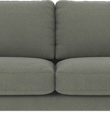 Personers Sofa Rowico Corwin Rita 158 Grøn Stof Med Sorte Pulverlakerede Metalben 238x98