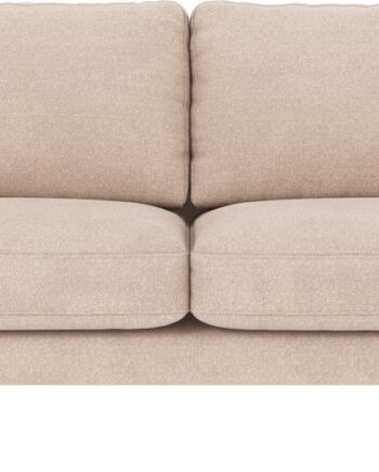 Personers Sofa Rowico Corwin Rita Lysebeige Med Sort Pulverlakeret Metalstel