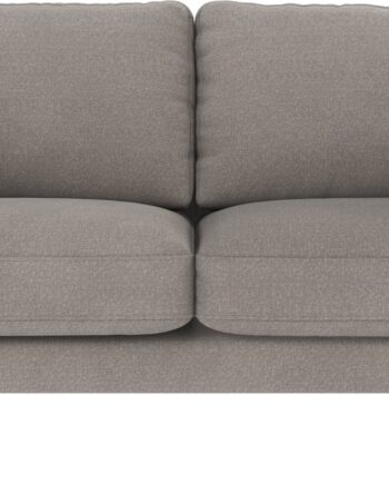 Personers Sofa Rowico Corwin Rita Lysegrå Sort Metalstel B190xd98xh83