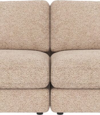 Personers Sofa Rowico Duncan Lysebeige Anna Stof Med Koldskum Zigzagfjedre