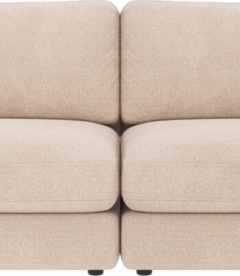 Personers Sofa Rowico Duncan Lysebeige Rita 100 Polyester Stof Nordisk Komfort Med Zigzag Fjedre Koldskum