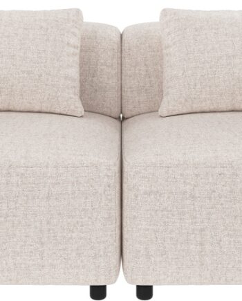Personers Sofa Rowico Falkner Lysebeige Polyesterstof B246d105h67
