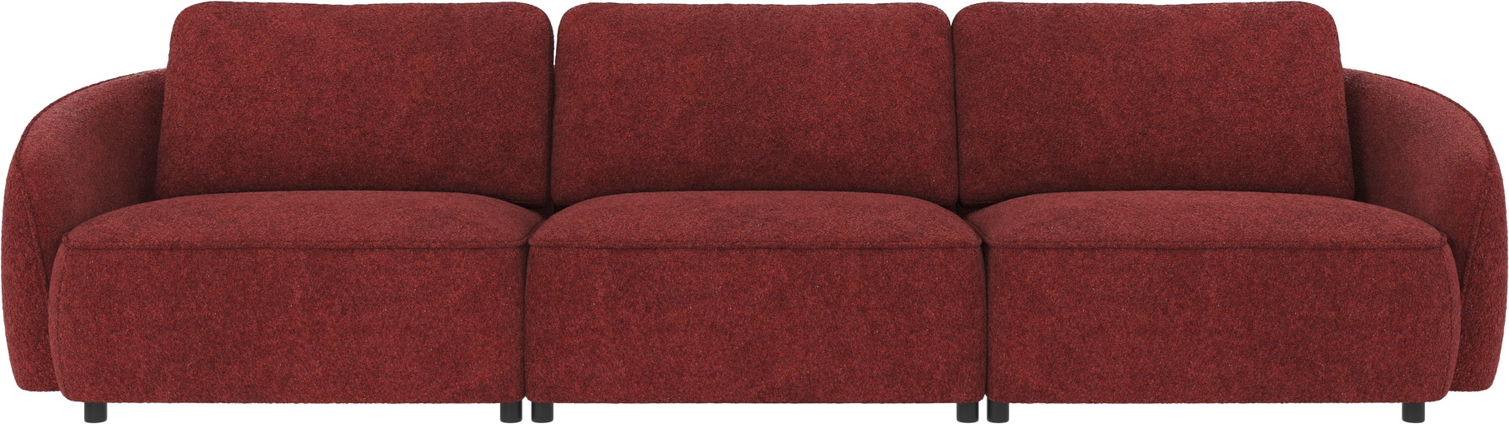 Personers Sofa Rowico Norris Anna Rød Polyesterstof Fsc Mix Skandinavisk Design