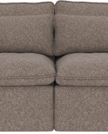 Personers Sofa Rowico Rawlins Bobby Stof Mørk Beige Dyb Siddeflade 116